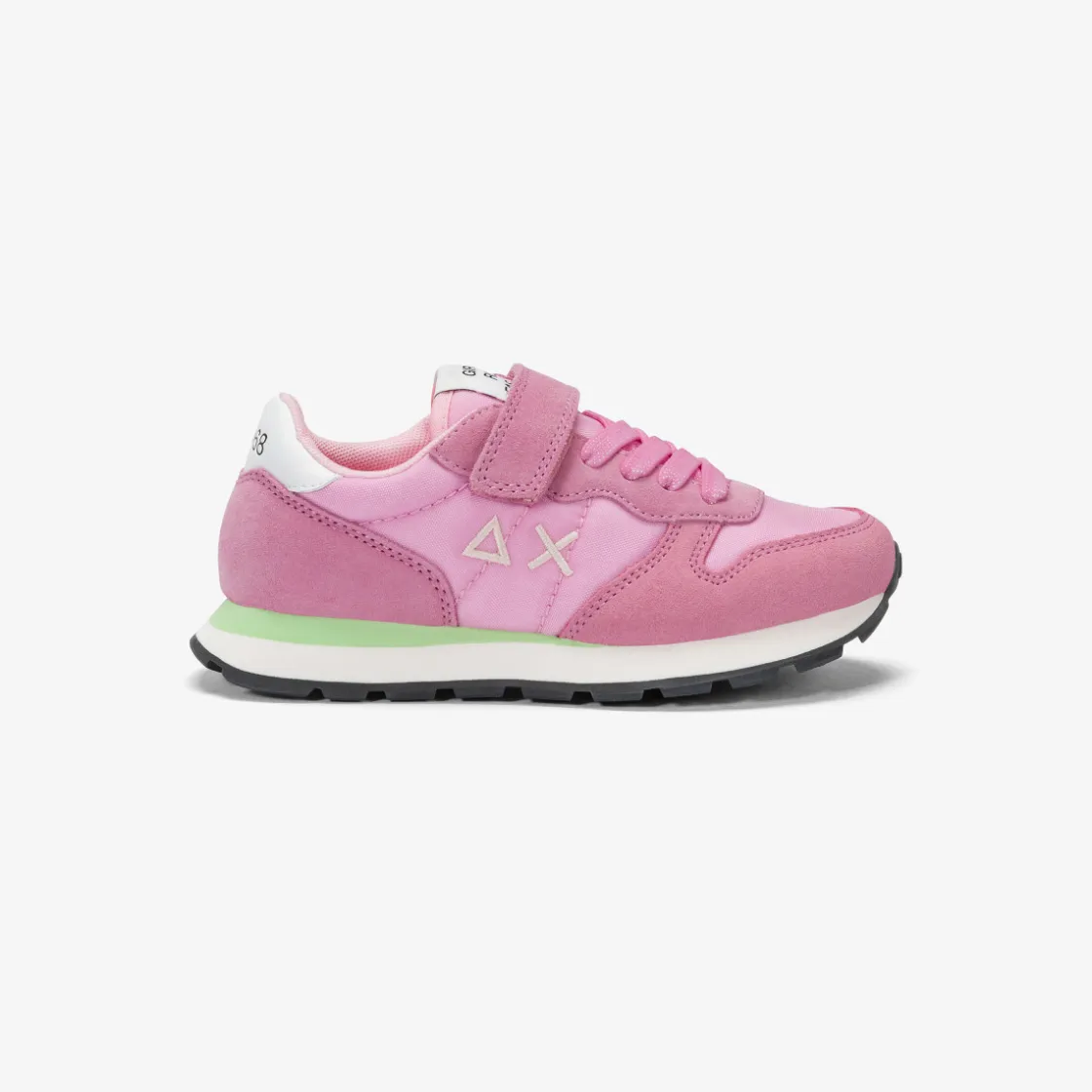 Sale Sneaker Girl's Ally in suede e nylon ciclamino Bambina