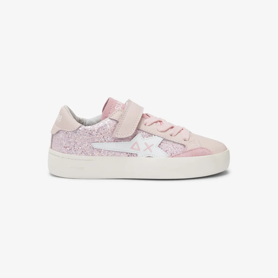 New Sneaker Girl's Big Katy Glitter rosa Bambina