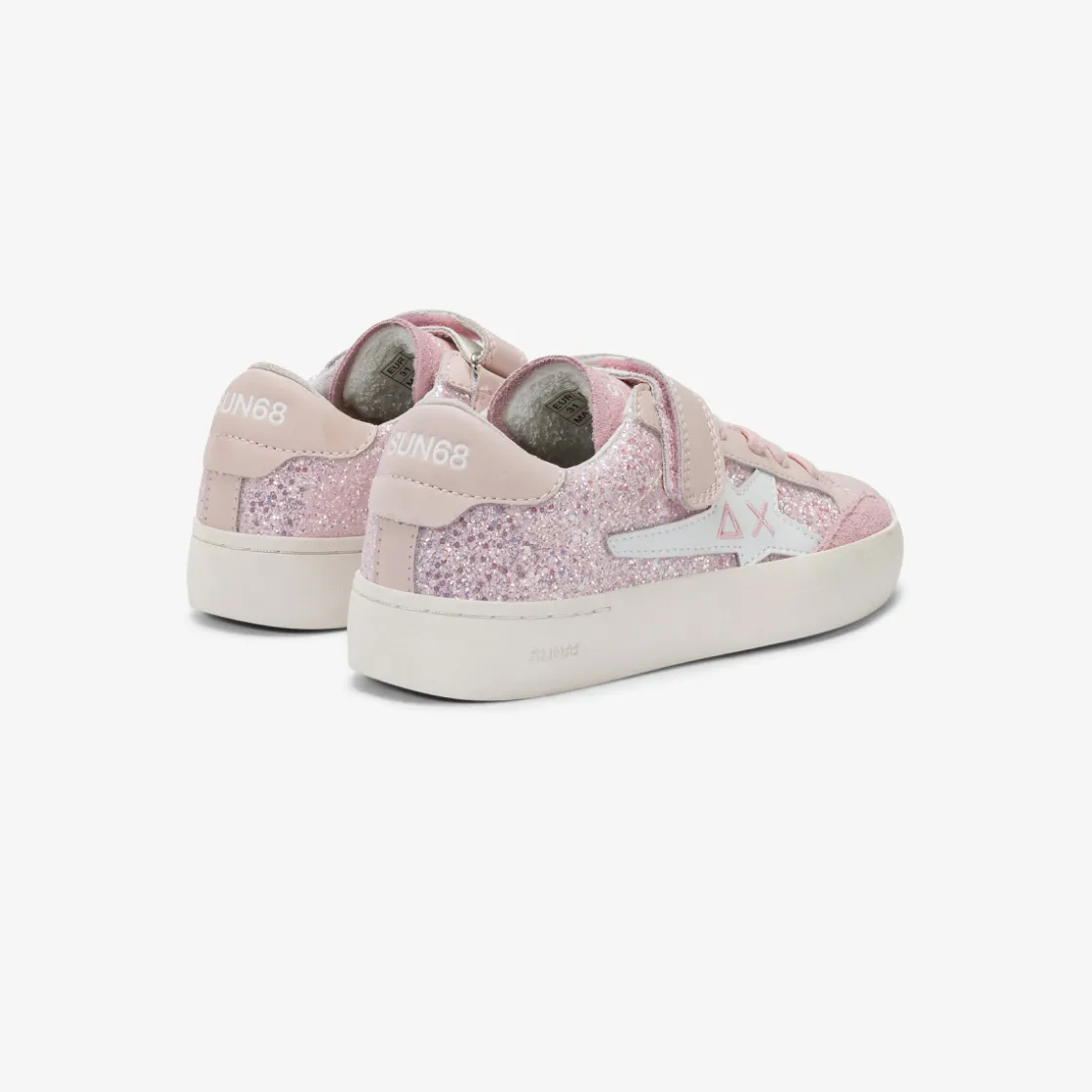 New Sneaker Girl's Big Katy Glitter rosa Bambina