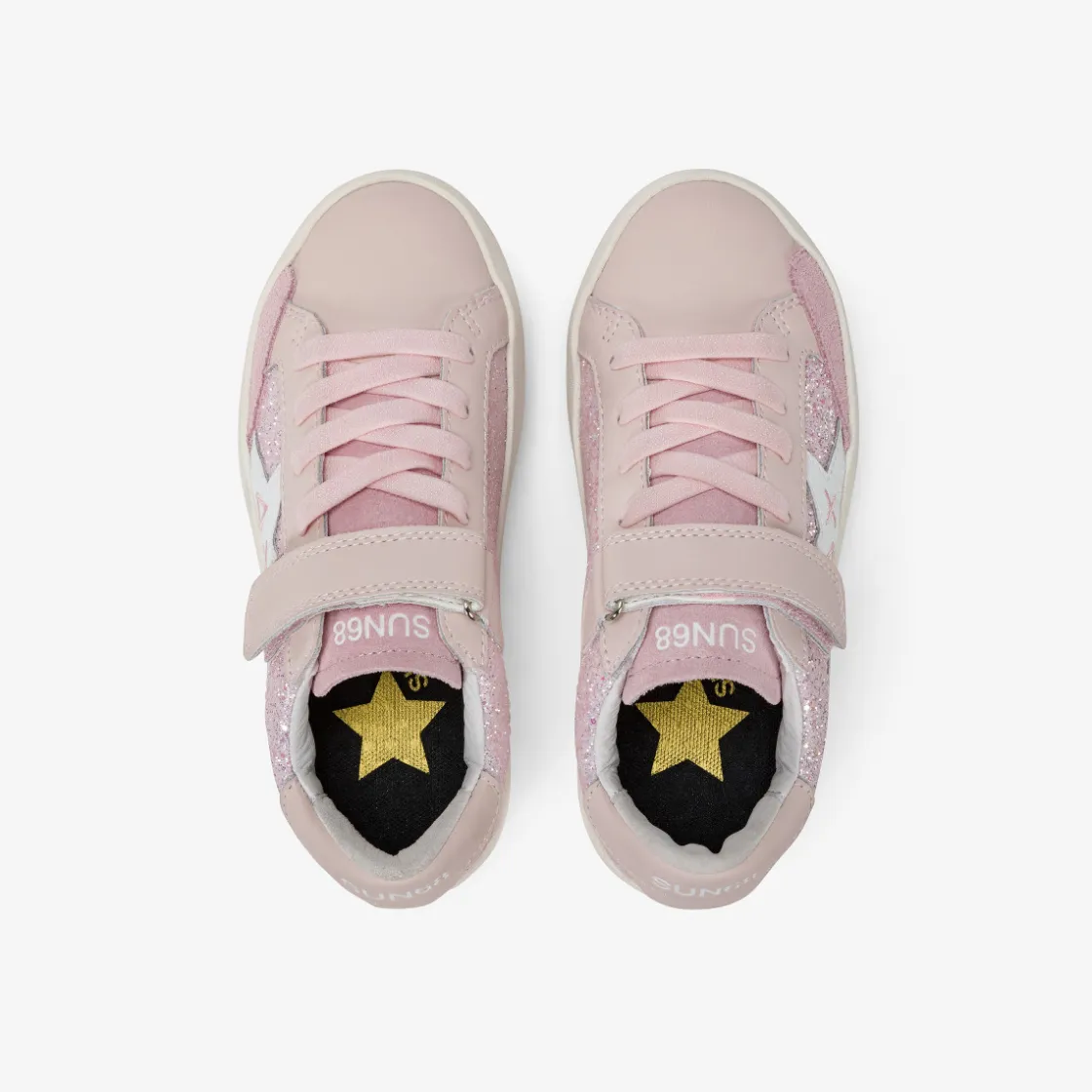 New Sneaker Girl's Big Katy Glitter rosa Bambina