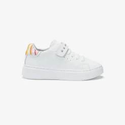 Sale Sneaker Girl's Grace in pelle bianca Bambina