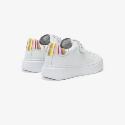 Sale Sneaker Girl's Grace in pelle bianca Bambina