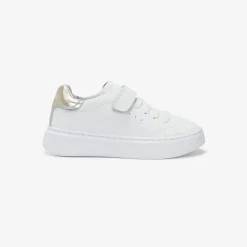 Online Sneaker Girl's Grace in pelle bianca e oro Bambina