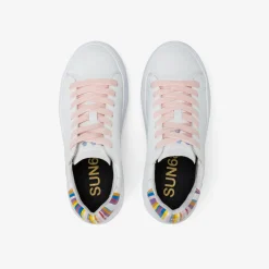 New Sneaker Girl's Grace in pelle bianca Bambina