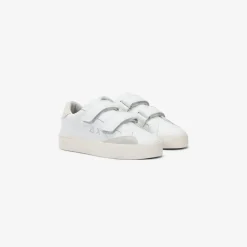 Discount Sneaker Girl's Katy in pelle bianca Bambina