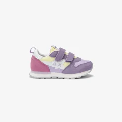 Best Sneaker Girl's Stargirl Multicolor in suede e nylon lilla Bambina