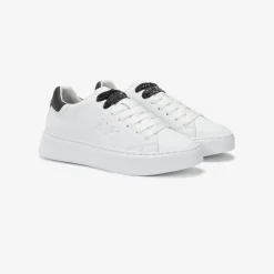 Discount Sneaker Grace in pelle bianca e nera Donna Scarpe|Donna