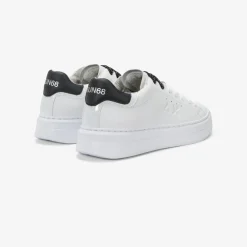 Discount Sneaker Grace in pelle bianca e nera Donna Scarpe|Donna