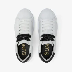 Discount Sneaker Grace in pelle bianca e nera Donna Scarpe|Donna