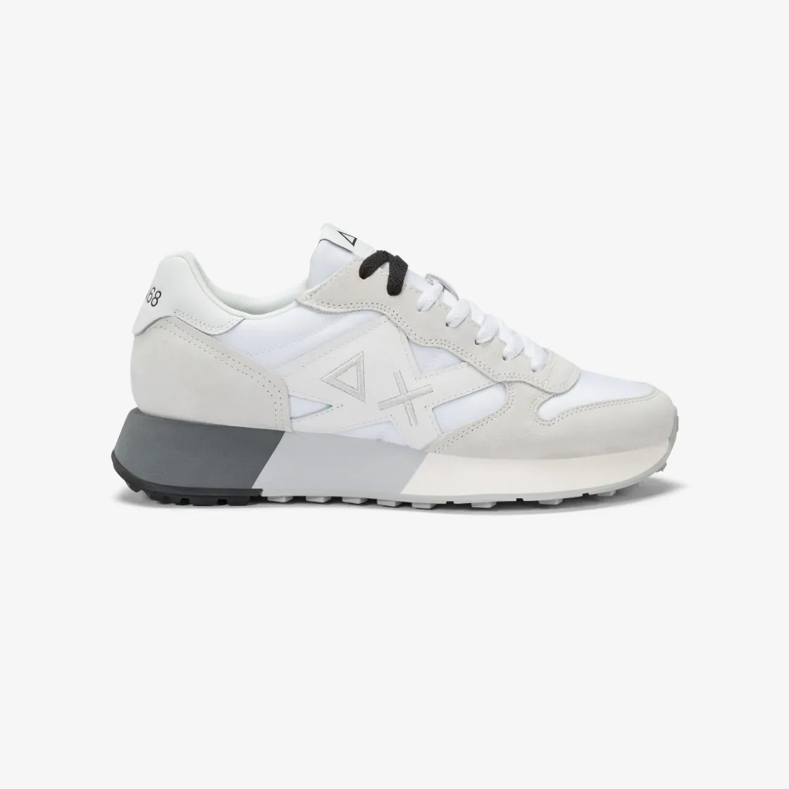 Discount Sneaker Jaki Bicolor in nylon e suede bianco Uomo Scarpe|Uomo