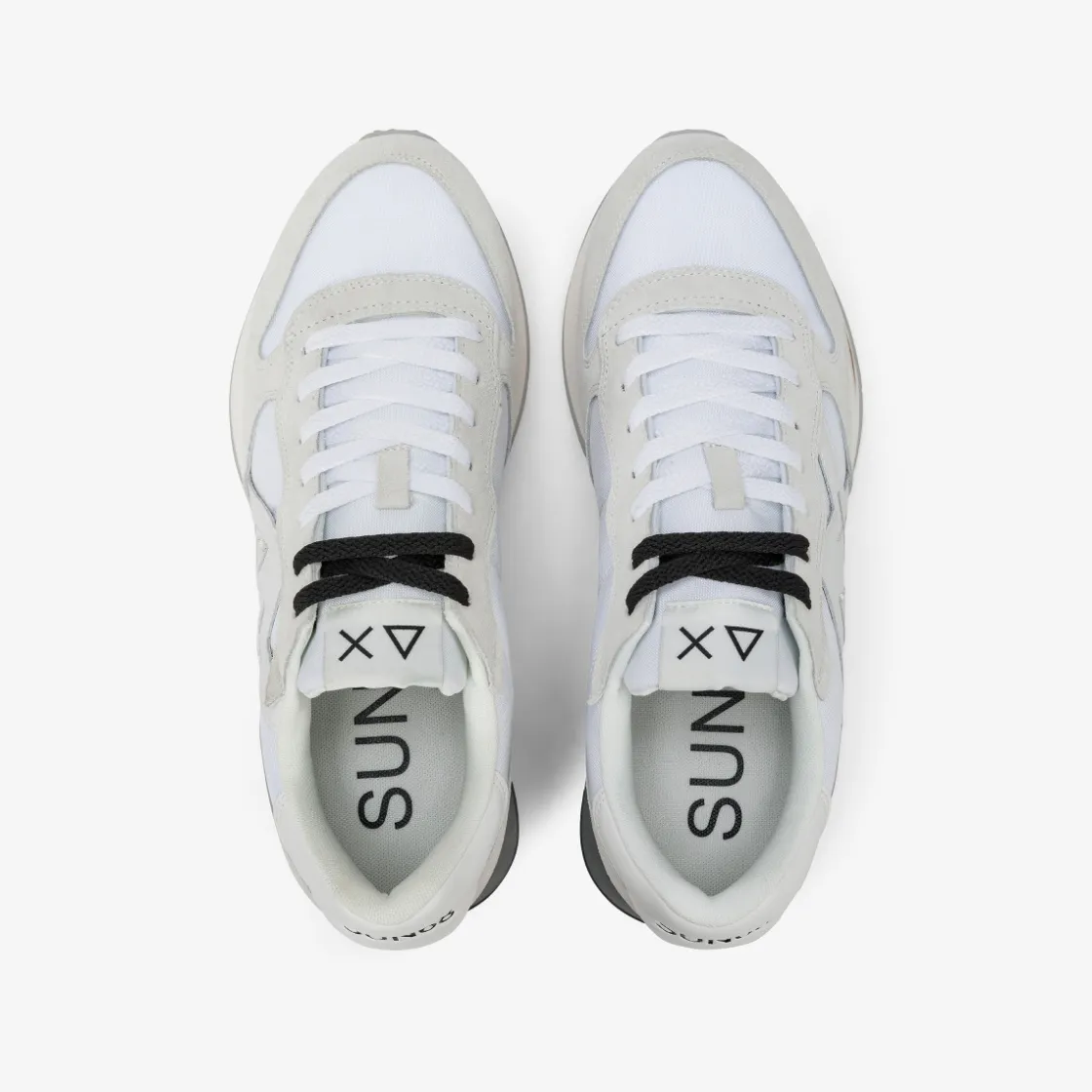 Discount Sneaker Jaki Bicolor in nylon e suede bianco Uomo Scarpe|Uomo