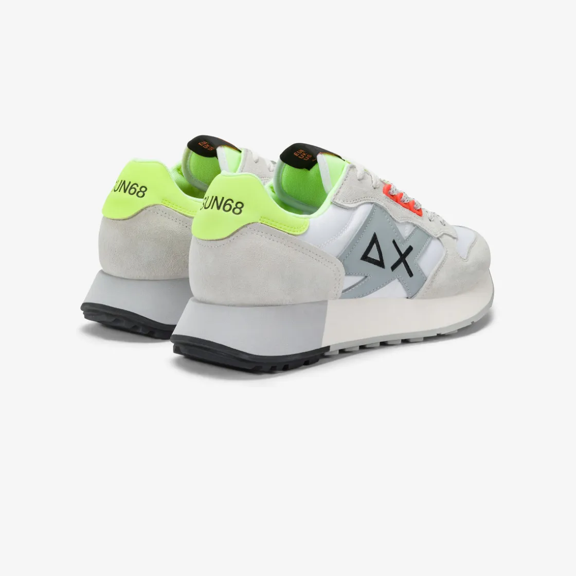 Online Sneaker Jaki Fluo in nylon e suede bianco Uomo Scarpe|Uomo