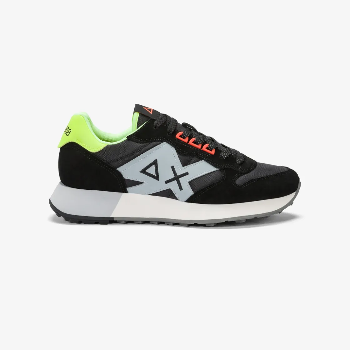 Sale Sneaker Jaki Fluo in nylon e suede nero Uomo Scarpe|Uomo
