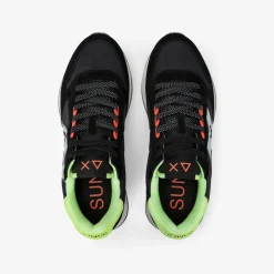 Sale Sneaker Jaki Fluo in nylon e suede nero Uomo Scarpe|Uomo