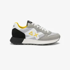 Sale Sneaker Jaki in nylon e suede grigio chiaro Uomo Scarpe|Uomo