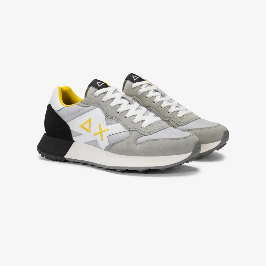 Sale Sneaker Jaki in nylon e suede grigio chiaro Uomo Scarpe|Uomo