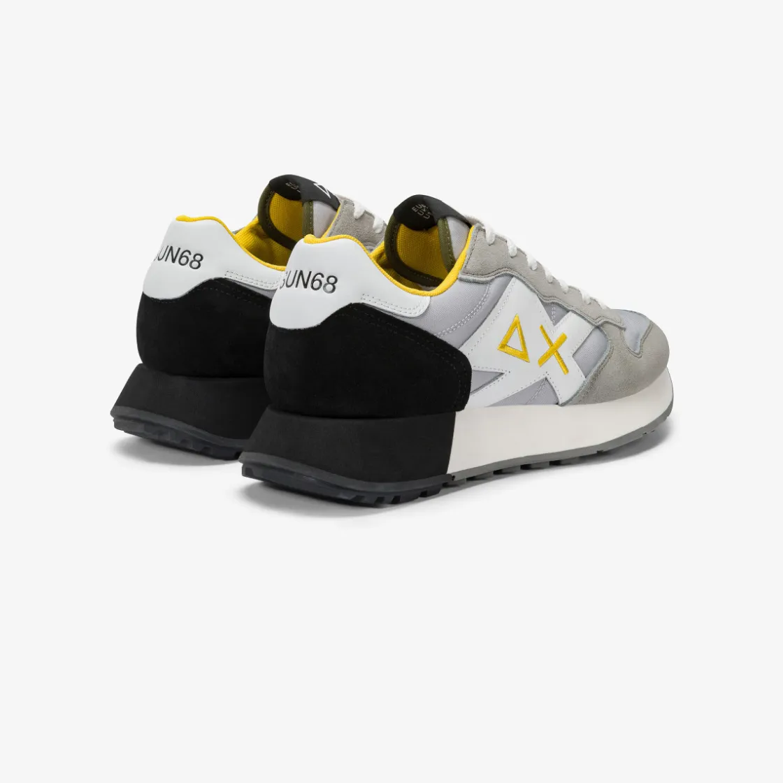 Sale Sneaker Jaki in nylon e suede grigio chiaro Uomo Scarpe|Uomo