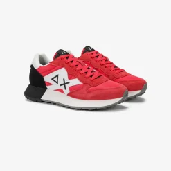 Best Sneaker Jaki in nylon e suede rosso Uomo Scarpe|Uomo
