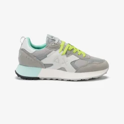 Sale Sneaker Jaki Outdoor in nylon e suede bianco panna Uomo Uomo