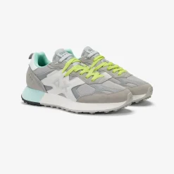 Sale Sneaker Jaki Outdoor in nylon e suede bianco panna Uomo Uomo