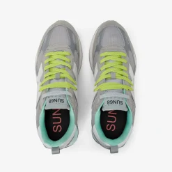 Outlet Sneaker Jaki Outdoor in nylon e suede grigio chiaro Uomo Scarpe|Uomo
