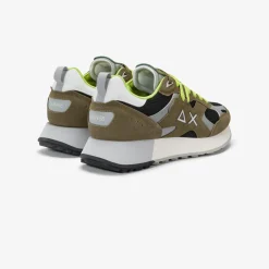 Hot Sneaker Jaki Outdoor in nylon e suede verde militare Uomo Scarpe|Uomo