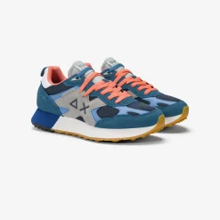 Fashion Sneaker Jaki Outdoor in nylon e suede avio scuro Uomo Scarpe|Uomo