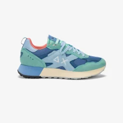 New Sneaker Jaki Outdoor in nylon e suede verde acqua Uomo Scarpe|Uomo