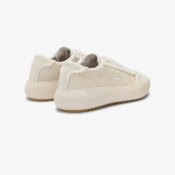 New Sneaker Juno in canvas bianco panna Donna Scarpe|Donna