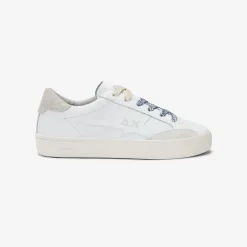 Fashion Sneaker Katy in pelle bianca Donna Scarpe|Donna