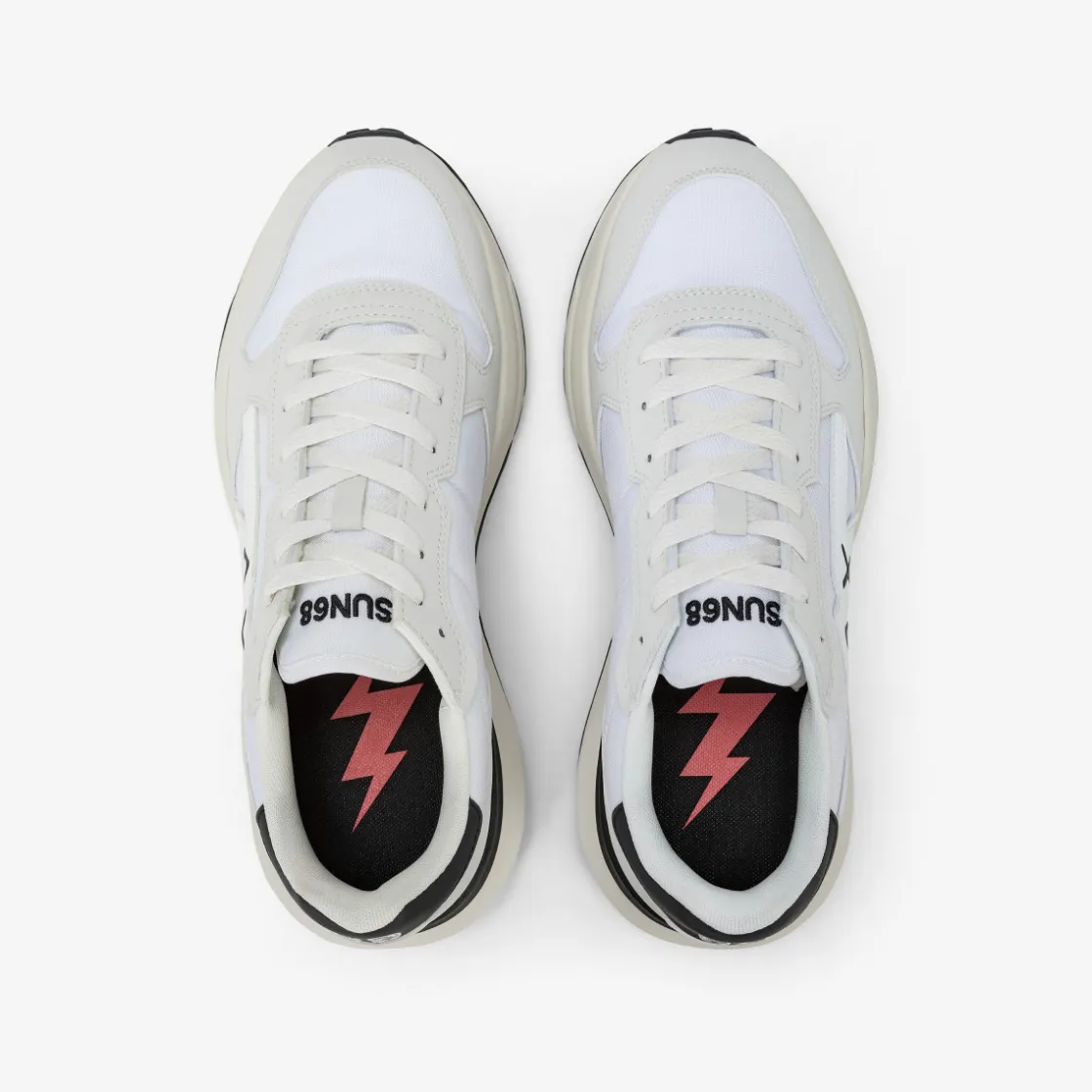 Clearance Sneaker Niki in nylon e PU bianco Uomo Scarpe|Uomo