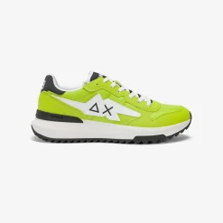 Online Sneaker Niki in nylon e PU giallo lime Uomo Scarpe|Uomo