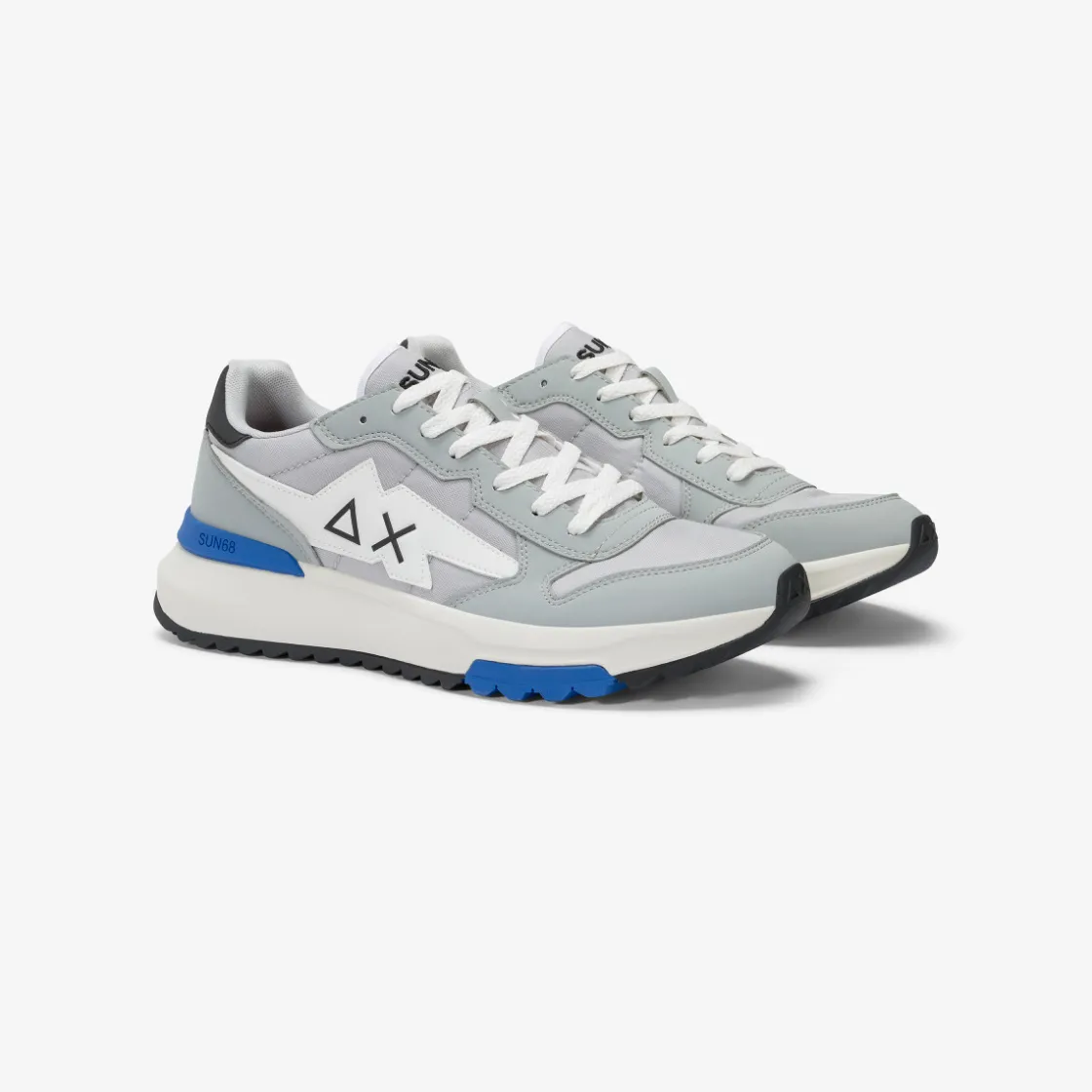 Sale Sneaker Niki in nylon e PU grigio chiaro Uomo Scarpe|Uomo