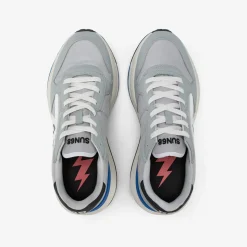 Sale Sneaker Niki in nylon e PU grigio chiaro Uomo Scarpe|Uomo