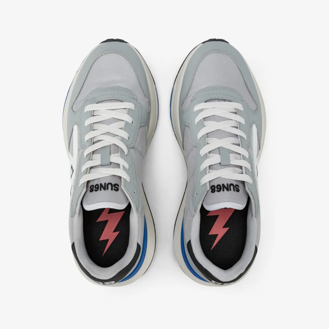 Sale Sneaker Niki in nylon e PU grigio chiaro Uomo Scarpe|Uomo