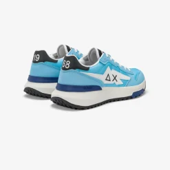 Discount Sneaker Niki in nylon e PU turchese Uomo Scarpe|Uomo