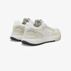 Best Sneaker Niki Sport in nylon e suede bianca panna Uomo Scarpe|Uomo