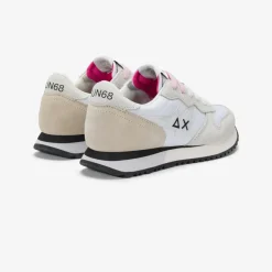 Hot Sneaker Stargirl Glitter in suede e nylon bianco Donna Scarpe|Donna