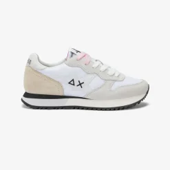 Clearance Sneaker Stargirl Glitter in suede e nylon beige Donna Scarpe|Donna