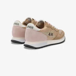 Clearance Sneaker Stargirl Glitter in suede e nylon beige Donna Scarpe|Donna