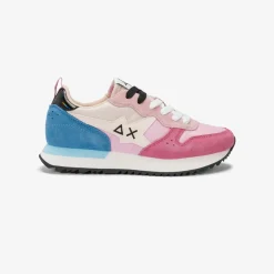 Hot Sneaker Stargirl Multicolor in suede e nylon rosa Donna Scarpe|Donna