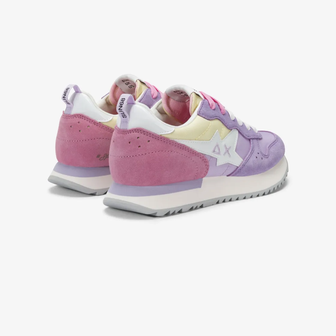 Hot Sneaker Stargirl Multicolor in suede e nylon lilla Donna Scarpe|Donna