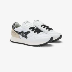 Fashion Sneaker Stargirl Pearl in pelle e nylon bianco Donna Scarpe|Donna