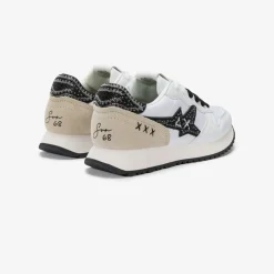 Fashion Sneaker Stargirl Pearl in pelle e nylon bianco Donna Scarpe|Donna