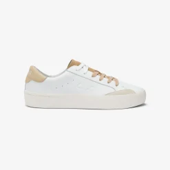 Outlet Sneaker Street in pelle bianca e beige Uomo Scarpe|Uomo