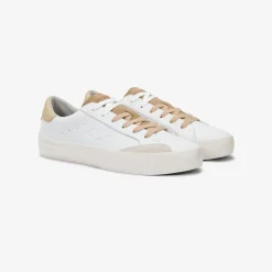 Outlet Sneaker Street in pelle bianca e beige Uomo Scarpe|Uomo