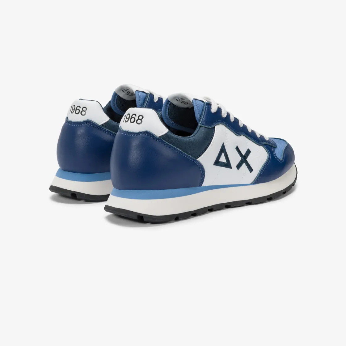 Online Sneaker Tom Color in pelle blu navy Uomo Scarpe|Uomo
