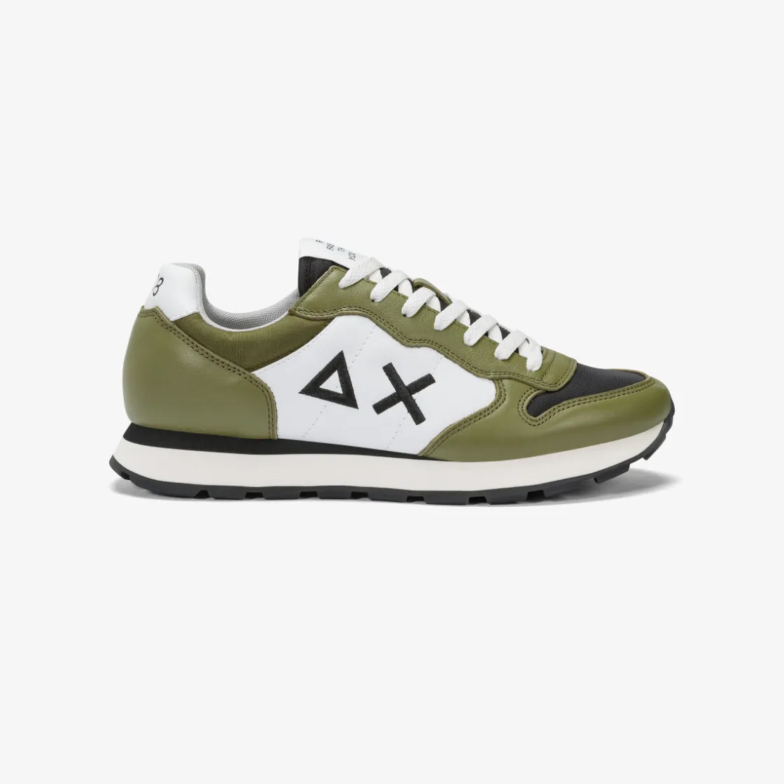 New Sneaker Tom Color in pelle verde militare Uomo Scarpe|Uomo