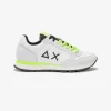Online Sneaker Tom Fluo in nylon e suede grigio chiaro Uomo Scarpe|Uomo
