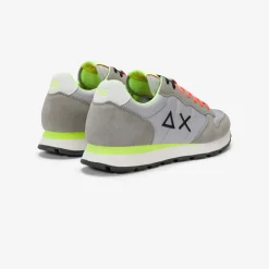 Online Sneaker Tom Fluo in nylon e suede grigio chiaro Uomo Scarpe|Uomo